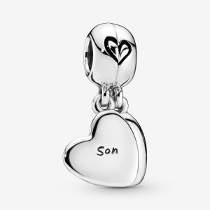 Pandora Mother & Son Love Visieť Strieborne | 921BDEXWP