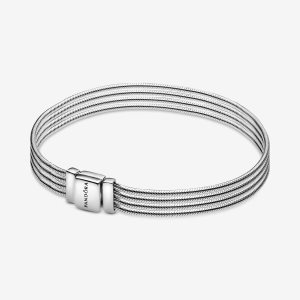 Pandora Multi Snake Charms Strieborne | 459VPLKDH