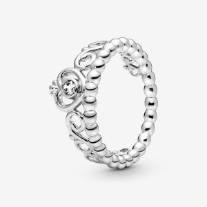 Pandora My Princess with Cubic Zirconia Srdce Strieborne | 281DXNUEV