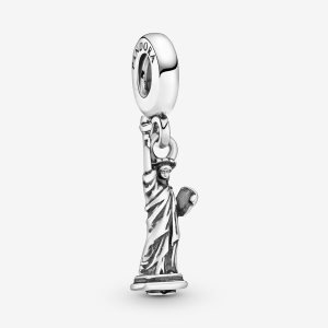 Pandora New York Statue of Liberty Visieť Strieborne | 149MUOIAH