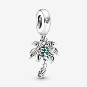 Pandora Palm Tree & Coconuts Visieť Strieborne | 750BLRSMD
