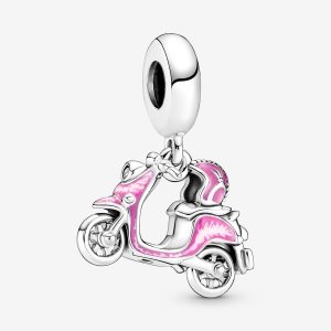 Pandora Pink Scooter Visieť Strieborne | 514PAWBJO