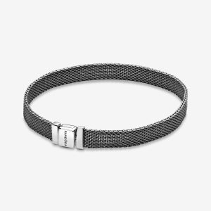 Pandora Reflexions Mesh Charms Strieborne | 574QALNJY