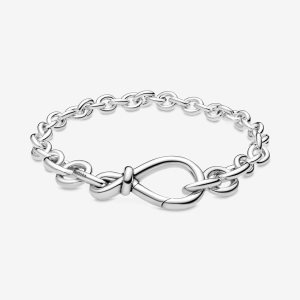 Pandora Robustný Infinity Knot Non-Charms Strieborne | 054HZRDOB