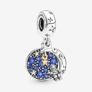 Pandora Santa Claus On The Moon Double Visieť Two-tone | 015MOCKWZ