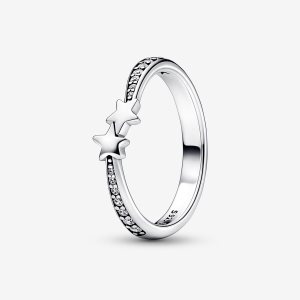 Pandora Shooting Stars Sparkling Stohovateľné Strieborne | 048SOYFCE