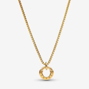 Pandora Signature I-D Collier & Prívesky Zlate | 836UDFTSI