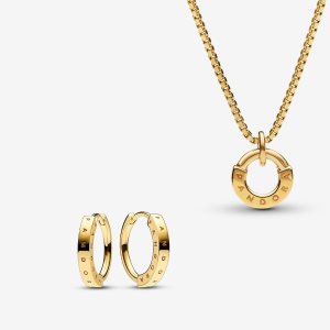 Pandora Signature I-D Súpravy Náhrdelníkov A Náušníc Viacfarebný | 086RHJOTD