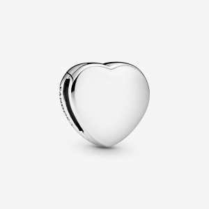 Pandora Simple Clip Klipy Strieborne | 124YDWQPN