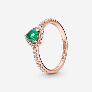 Pandora Sparkling Elevated Srdce Ruzove Zlate | 169RUXYWH