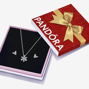 Pandora Sparkling Herbarium Cluster Gift Súpravy Náhrdelníkov A Náušníc Viacfarebný | 802ENBYDL