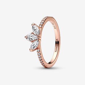 Pandora Sparkling Herbarium Cluster Stohovateľné Ruzove Zlate | 726QFCSBE