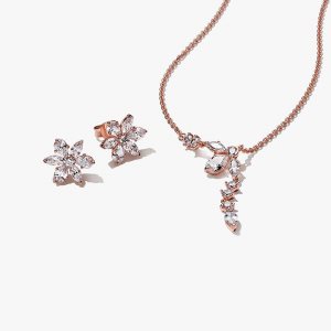 Pandora Sparkling Herbarium Cluster Súpravy Náhrdelníkov A Náušníc Viacfarebný | 862GZOPWF