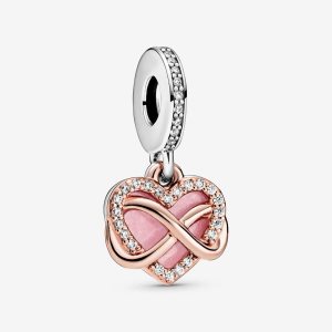 Pandora Sparkling Infinity Visieť Two-tone | 851KEPJGO