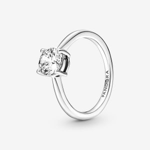 Pandora Sparkling Solitaire Strieborne | 470SJRICP