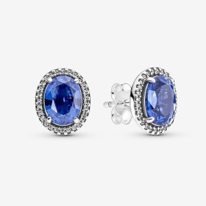 Pandora Sparkling Stud Strieborne | 326YVPENU