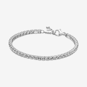 Pandora Sparkling Tenisove Non-Charms Strieborne | 702ANHDPU
