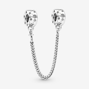 Pandora Stars & Galaxy Safety Strieborne | 741BJRADY