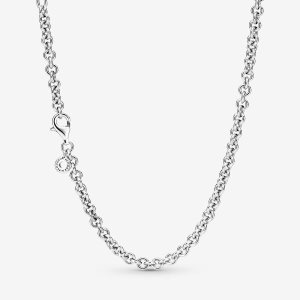 Pandora Thick Cable Reťaz Strieborne | 394THUDEL