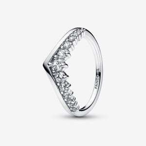 Pandora Timeless Wish Floating Pave Stohovateľné Strieborne | 549DWHQRI