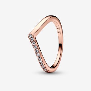 Pandora Timeless Wish Half Sparkling Stohovateľné Ruzove Zlate | 308YZCPUK
