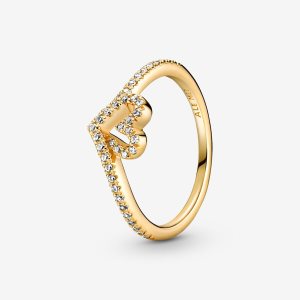 Pandora Timeless Wish Sparkling Srdce Zlate | 296ELQBGT