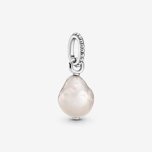 Pandora Treated Freshwater Cultured Baroque Pearl Prívesky Strieborne | 840ZWXQEB