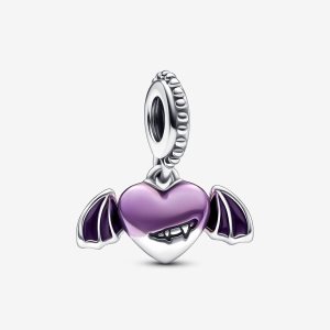 Pandora Vampire Winged Visieť Strieborne | 412PFCRUX