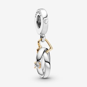 Pandora Wedding Visieť Two-tone | 184YPDSLV