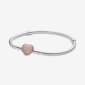 Pandora with Pave Clasp Reťaz Two-tone | 375UPTXSZ